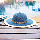 2pcs 2 style Jute Braided & Plastic Hat Belt Sets(FIND-CA0008-49)-5