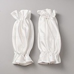 Polyester Sleeves for Bride, White, 290x112x5mm(AJEW-WH20130-167)