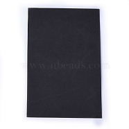 A4 Sponge EVA Sheet Foam Paper, with Adhesive Back, Black, 29.3~29.7x19.4~19.7x0.2cm(AJEW-WH0096-98B)