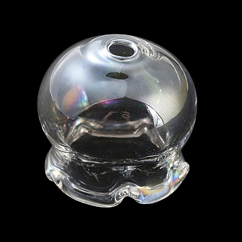 Jellyfish Glass Bead Cone, for Wind Chimes Making, Clear AB, 16x15x15.5mm, Hole: 2.3mm