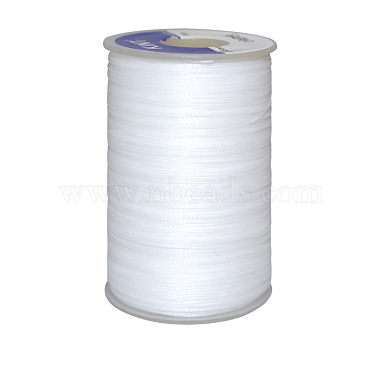 0.65mm White Waxed Polyester Cord Thread & Cord