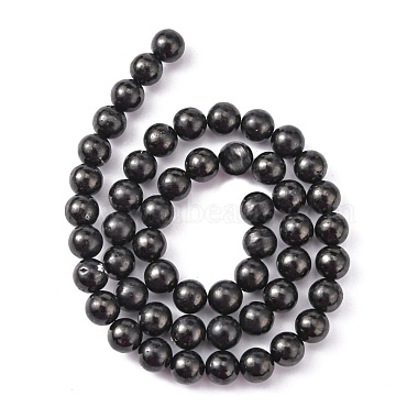 Natural Coal Quartz Beads Strands(G-N141-6)-3