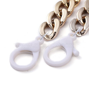Personalized CCB Plastic Curb Chain Necklaces(NJEW-JN02881-02)-2
