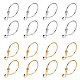 Brass Hoop Earrings(KK-FH0001-34)-1