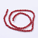 facettes(32 facettes) brins de perles de verre rondes(X-EGLA-J042-4mm-25)-3