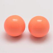 Brass Chime Ball Beads Fit Cage Pendants, No Hole, Light Salmon, 16mm(KK-G298-16mm-14)