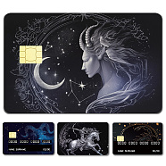 Rectangle PVC Plastic Waterproof Card Stickers, Self-adhesion Card Skin for Bank Card Decor, Constellation, 186.3x137.3mm(DIY-WH0432-346)