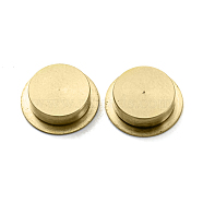 Brass Jewelries Bearings, with 303 Stainless Steel, Rotating Accessories, Clay Craft Mold Tools, Column, Raw(Unplated), 1x0.3cm(KK-K374-02C-G)
