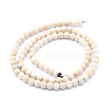 bois brins de perles naturelles(X-WOOD-P011-07-8mm)-2