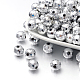 Faceted Round Plated Acrylic Beads(PACR-L001-10mm-S)-1