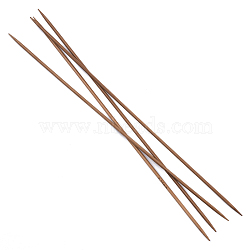 Bamboo Double Pointed Knitting Needles(DPNS), Peru, 250x2.75mm; 4pcs/bag(TOOL-R047-2.75mm-03)