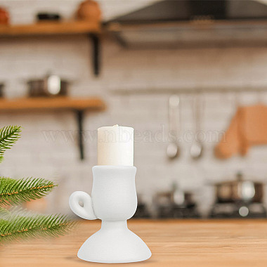 Creative Goblet Shape Porcelain Candle Holder(AJEW-GF0006-85B)-5