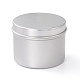 (Defective Closeout Sale: Scratched) Round Aluminium Tin Cans(CON-XCP0001-80P)-1