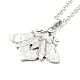 Alloy Moth Pendant Necklace(NJEW-G056-07AS)-2