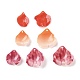 4-Petal Opaque Acrylic Bead Caps(SACR-D007-08B)-4