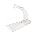 ABS Plastic Aircraft Model Display Stands, Model Airplane Holder, Clear, 16.8x7.9x17.5cm(ODIS-WH0002-92)
