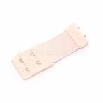 Cloth Extended Double Breasted, with Stainless Steel Rings & Hooks, Rectangle, Old Lace, 90x32x5.5mm(FIND-WH0058-06A)