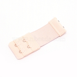 Cloth Extended Double Breasted, with Stainless Steel Rings & Hooks, Rectangle, Old Lace, 90x32x5.5mm(FIND-WH0058-06A)