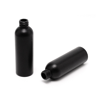 Plastic Plastic Empty Refillable, Column, Black, 3.9x12.4cm, Inner Diameter: 1.3cm, Capacity: 120ml(4.06fl. oz)