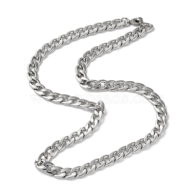 Oval 201 Stainless Steel Necklaces