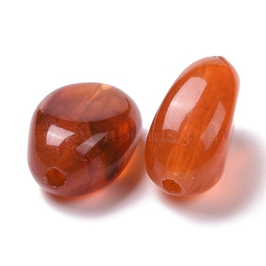 Oval Imitation Gemstone Acrylic Beads(OACR-R052-11)-3