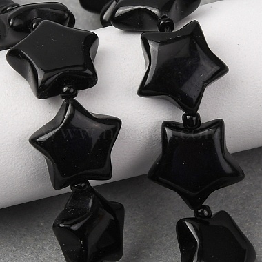 nat&uuml;rlichen Obsidian Perlenstr&auml;nge(G-K359-E13)-1