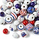 75Pcs 12 Styles Independence Day Theme Wood European Beads(WOOD-FS0001-22)-3