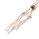 Geflochtene Makramee-Beutel-Halskette aus Wachsseil herstellen(NJEW-J007-01)-3