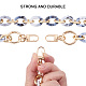Fashewelry 4Pcs 4 Style Acrylic Curb Chain Bag Strap(FIND-FW0001-22)-4