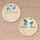 2Pcs 2 Style Single-face Printed Wooden Baby Photo Props(DJEW-WH0600-007)-1