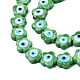 Chapelets de perles vernissées manuelles(LAMP-N029-008D)-3