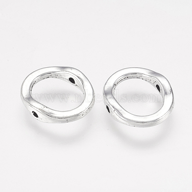 15mm Antique Silver Ring Alloy