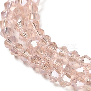 Transparent Electroplate Glass Beads Strands(GLAA-F029-4mm-A26)-3