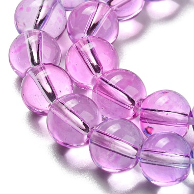 Dyed & Heated Synthetic Quartz Beads Strands(G-P502-01B-02)-4