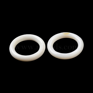Natural White Shell Linking Ring(SSHEL-M022-06B)-2