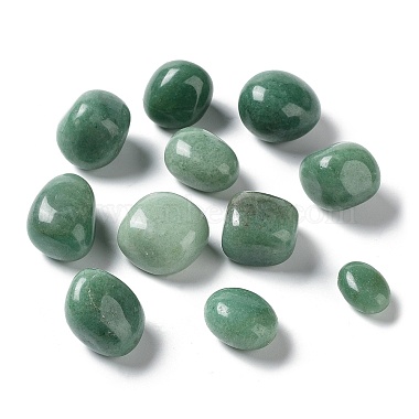 perles naturelles en aventurine verte(G-M368-12B)-2