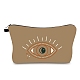 Evil Eye Theme Polyester Cosmetic Pouches(ABAG-D009-01A)-1