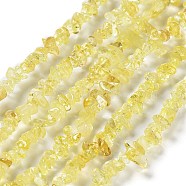 Natural Citrine Beads Strands, Chip, 1~5x3~16x3~5mm, Hole: 0.8~0.9mm, 29.92~32.68''(76~83cm)(X-G-E607-A07)