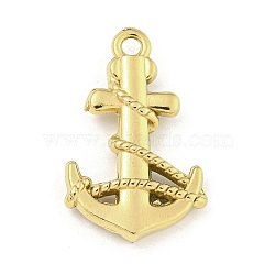 Ion Plating(IP) 304 Stainless Steel Pendants, Anchor Charm, Real 18K Gold Plated, 23.5x15x4mm, Hole: 2mm(STAS-I307-568G)