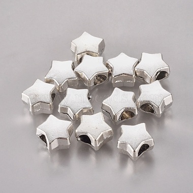 11mm Star Alloy Beads