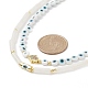 2Pcs 2 Style Natural White Jade & Lampwork Evil Eye Beaded Necklaces Set(NJEW-JN04172)-5