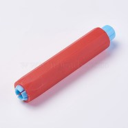 Plastic Folder Chalk, Office Blackboard Writing Tools, Red, 95x17~19mm, Inner Diameter: 8mm(AJEW-WH0090-A03)