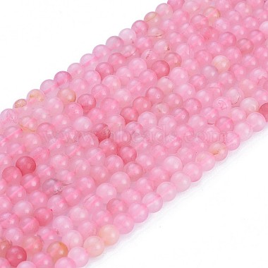 Natural Rose Quartz Beads Strands(G-F591-04-6mm)-7