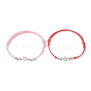 Pink Star Alloy Bracelets