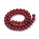 Natural Carnelian Beads Strands(G-S259-32-8mm)-2