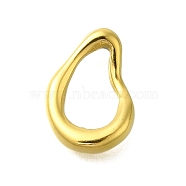 304 Stainless Steel Linking Rings, Teardrop Link, Golden, 15x11x3mm(STAS-D192-10G)