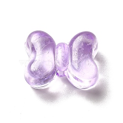 Transparent Acrylic Beads, Bowknot, Plum, 11x15x8mm, Hole: 3mm, about 550pcs/500g(TACR-P003-10A)