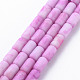Opaque Baking Painted Crackle Glass Beads Strands(FGLA-T004-01A)-1