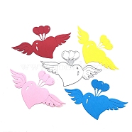 Valentine's Day Heart & Balloon & Wing Carbon Steel Cutting Dies Stencils, for DIY Scrapbooking, Photo Album, Decorative Embossing Paper Card, Stainless Steel Color, 66x111mm(PW-WG72639-01)