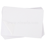 Self Adhesive Non Woven Fabric, Water Soluble Stabilizers for DIY Crafts, Rectangle, White, 21~21.1x15~15.3x0.02cm(DIY-WH0304-965B)